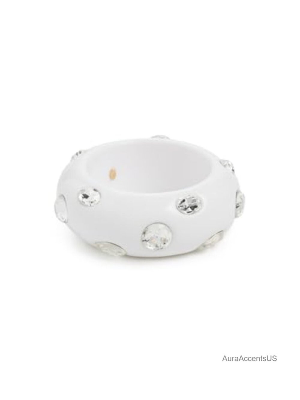 Glass Crystal Embellished Bangle Bracelet